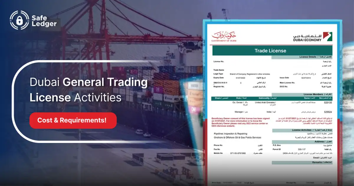 Activities Under General Trading License in Dubai