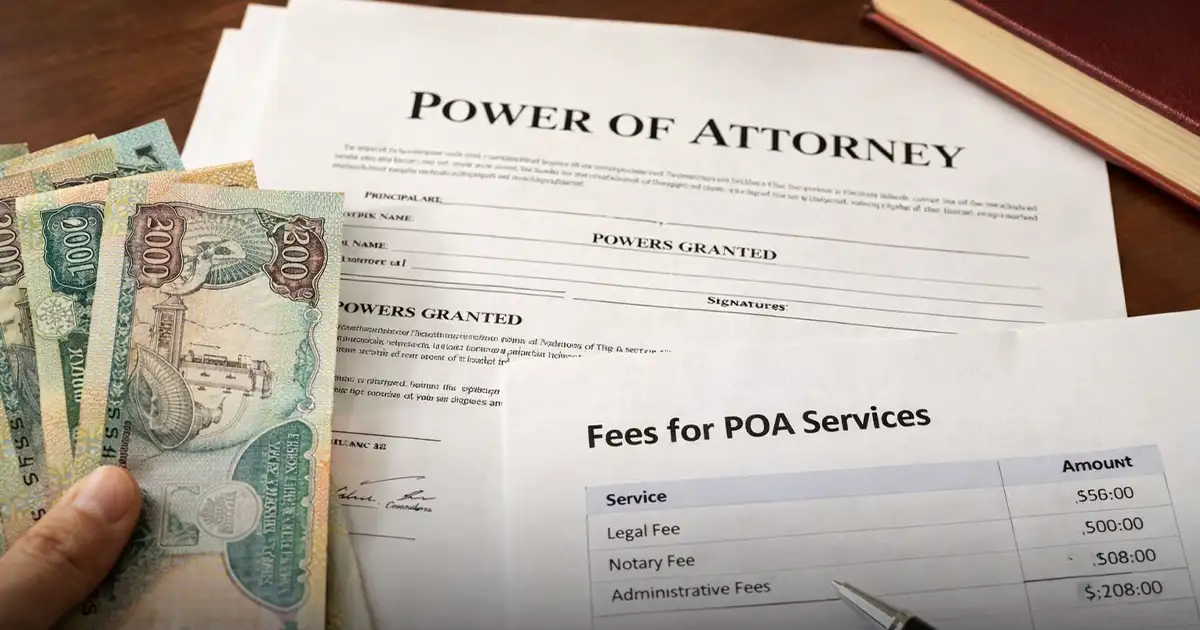 Fees for Power of Attorney Services in the UAE: 2026 Cost Breakdown